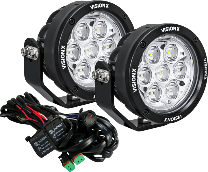 Vision X Light Cannon - Cg2 - 4-3/4" - Multi Led - Clear Lens 9907437