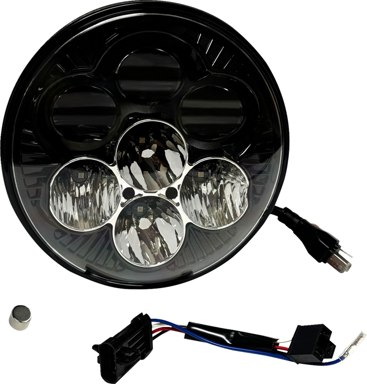 Custom Dynamics Headlight - Shark Demon - Led - Color Changing SD2-7-14