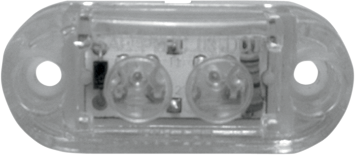 Brite-Lites 2.5" Oval Led Light - Red BL-TRLEDESOR