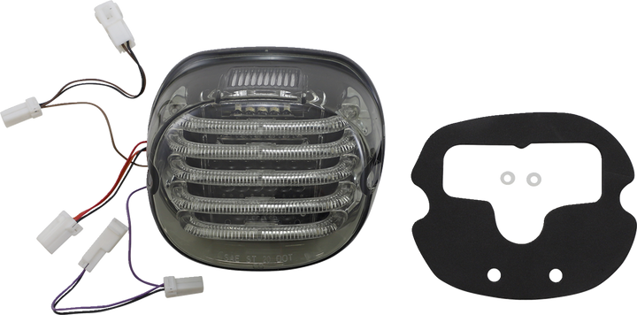 Custom Dynamics Taillight/Turn Signal - Top Window - Smoke Lens PB-TL-INT-TW-S