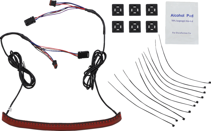 Custom Dynamics Taillight With Turn Signals - Red Lens CD-FATBOY-R