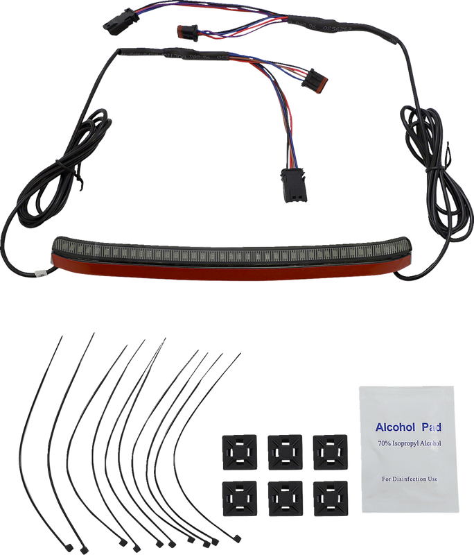 Custom Dynamics Taillight With Turn Signals - Smoke Lens CD-FATBOY-S