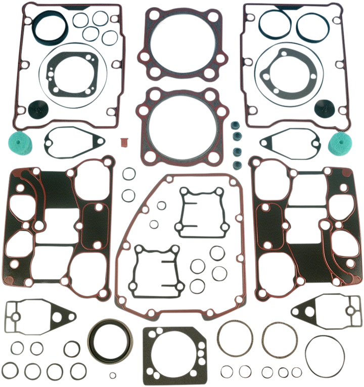 James Gasket Motor Gasket Kit - .036" Metal Head Gaskets With Silicone Rocker Gaskets - 88" - '99-'04 Twin Cam JGI-17053-99-X