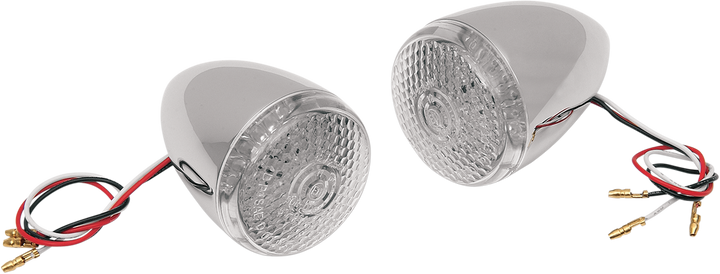 Drag Specialties Turn Signal Kit - Clear/Red - Rear 2020-0278