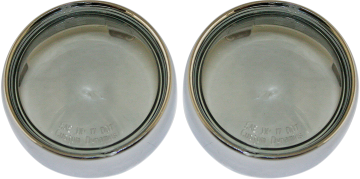 Custom Dynamics Bullet Signal Lenses - Chrome/Smoke PB-B-BEZ-CS