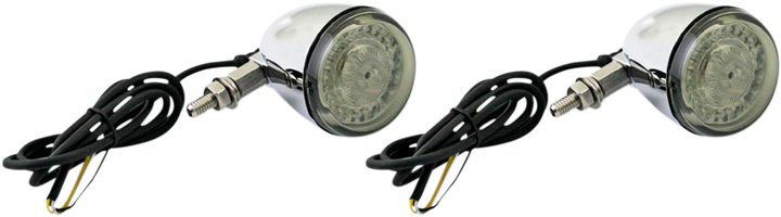 Custom Dynamics Probeam Turn Signals - Chrome/Smoke Lens - Universal PB-UNV-FTS-AW-C