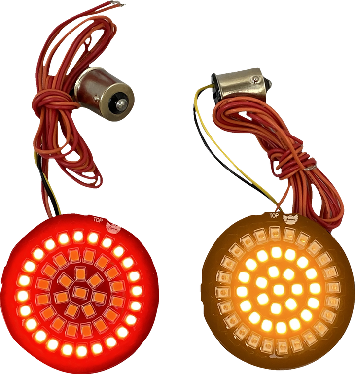 Custom Dynamics Bullet Rear Turn Signal - 1156 - Amber Lens GEN-4-AR2-1156