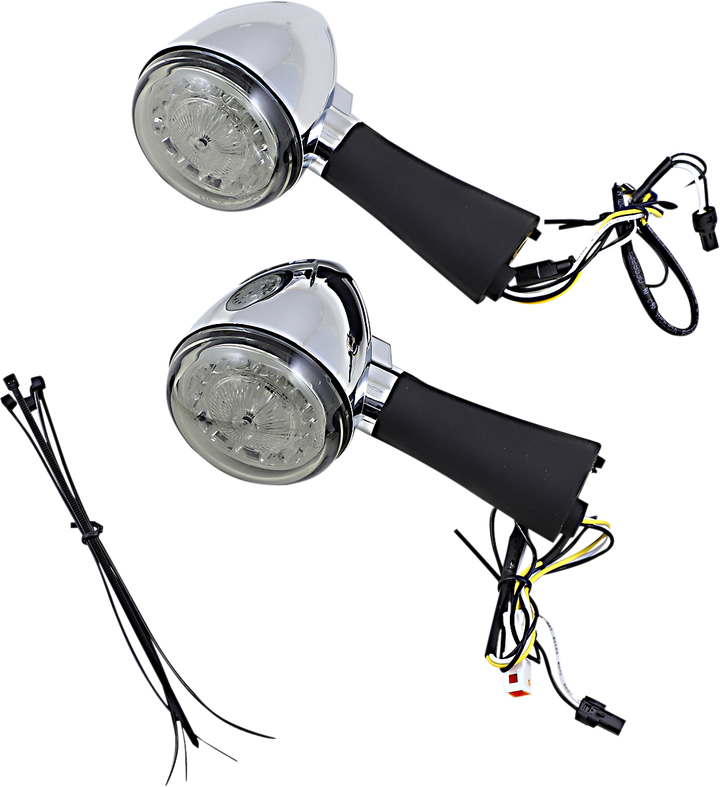 Custom Dynamics Probeam Led Turn Signal - Rear - Chrome - Scout PB-SCOUT-RR-CS