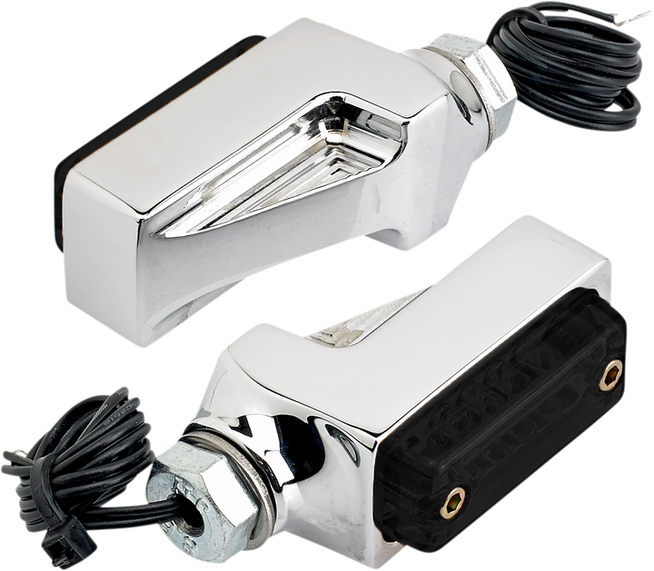 Joker Machine Turn Signal - Amber - Chrome 05-311-3A