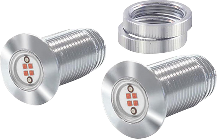 Paul Yaffe Bagger Nation Lightning Bolts Kit - Run/Brake/Turn - Chrome PYO:BB-LB-C