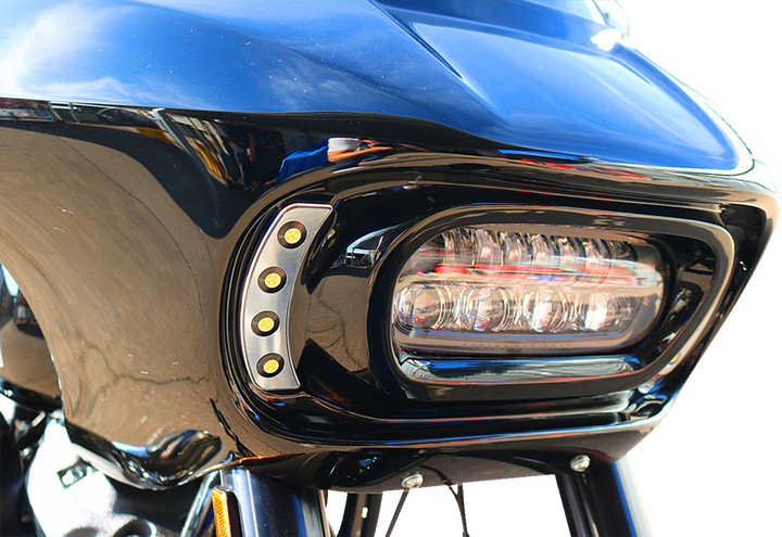 Paul Yaffe Bagger Nation Quad Pod Running Light Kit - Satin PYO:QPLK-S