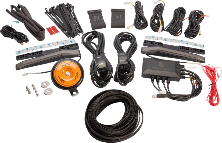 Ravek Turn Signal Kit - Amber - White Running Light - Wolverine 69-105