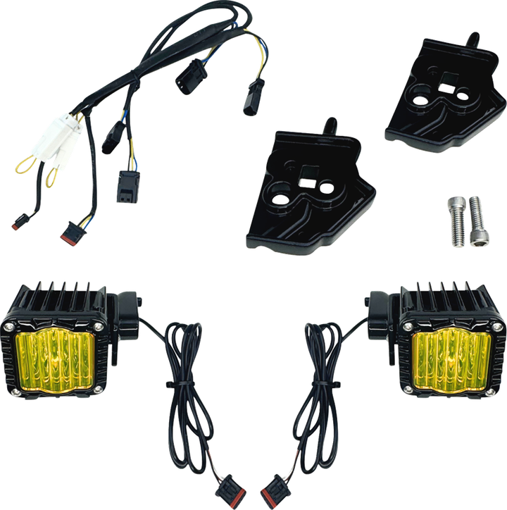 Custom Dynamics Shark Demon Turn Signal - Led - Yellow SD-SG-FT-YB