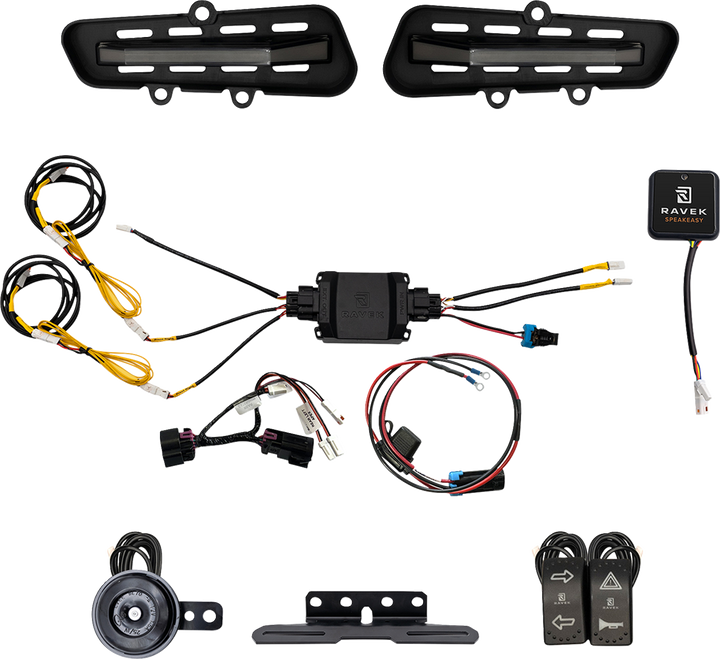 Ravek Turn Signal Kit - Gen3 Speakeasy - Defender Hd11 - Rockers 65-2000SR