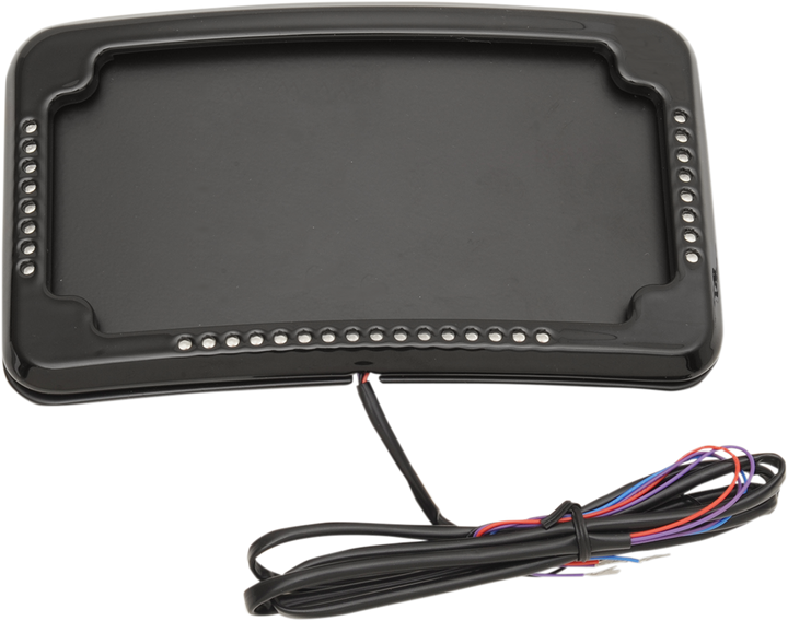 Cycle Visions License Plate Mount - Lighted Frame CV-4640B