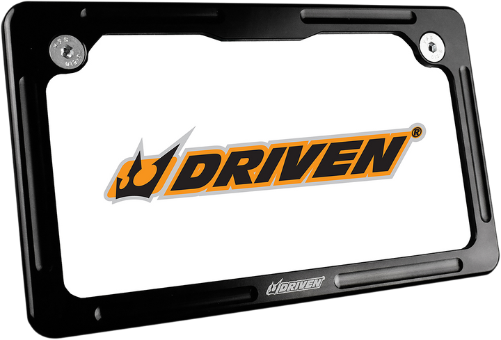 Driven Racing License Plate Frame - Black DFLP-01