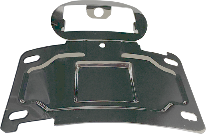 Custom Dynamics License Plate Mount/Relocation - Chrome CD-TLLP-KIT-C