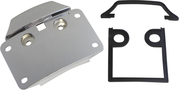 Custom Dynamics License Plate Mount - Chrome CD-CVO-MOUNT-C