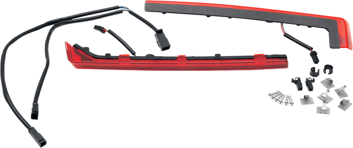 Drag Specialties Side Light Kit - Red Lens 2040-0346