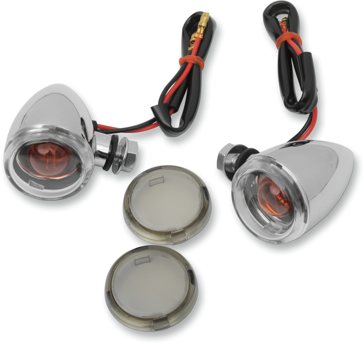 Drag Specialties Mini-Duece Marker Light Kit - Clear/Smoke 2040-0530