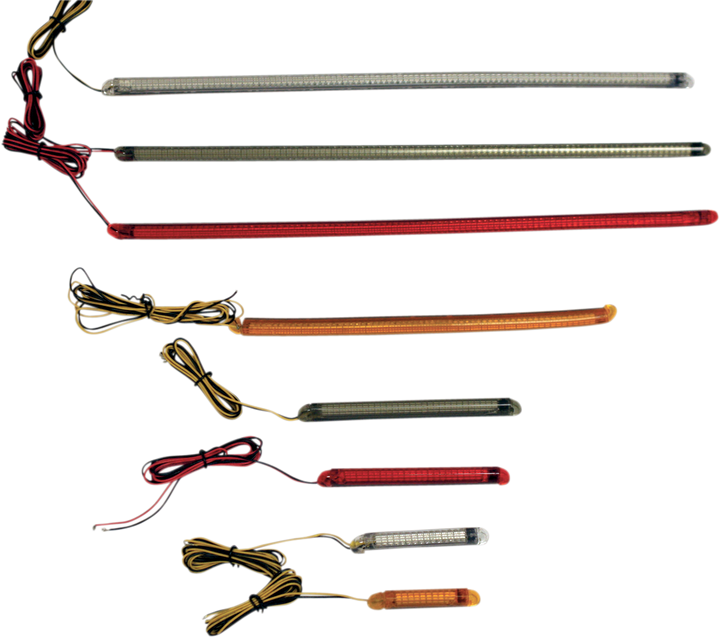 Custom Dynamics Truflex Led Strip - 12-3/4" - Red/Red TF100RR