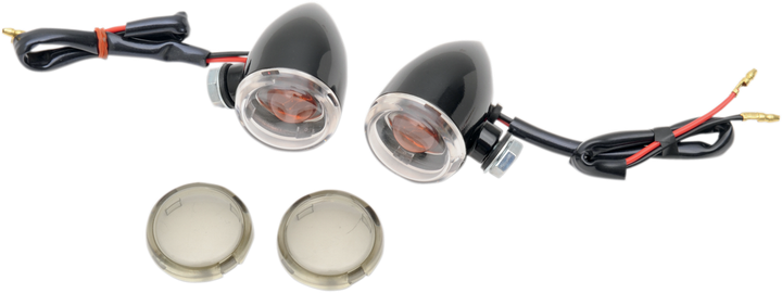 Drag Specialties Mini-Duece Marker Light Kit - Clear/Smoke 2040-1042