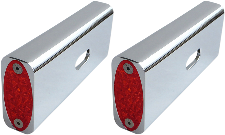 Pro-One Perf.Mfg. Strut Led Marker Light - Chrome/Red 909108R