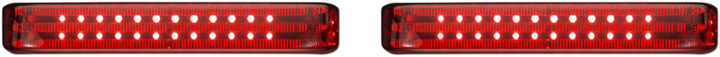 Custom Dynamics Saddlebag Lights - Ss6 - Chrome/Red PB-SB-SS6-CR