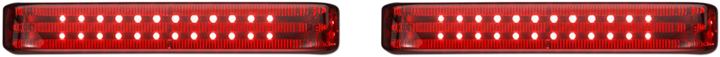 Custom Dynamics Saddlebag Lights - Ss8 - Black/Red PB-SB-SS8-BR