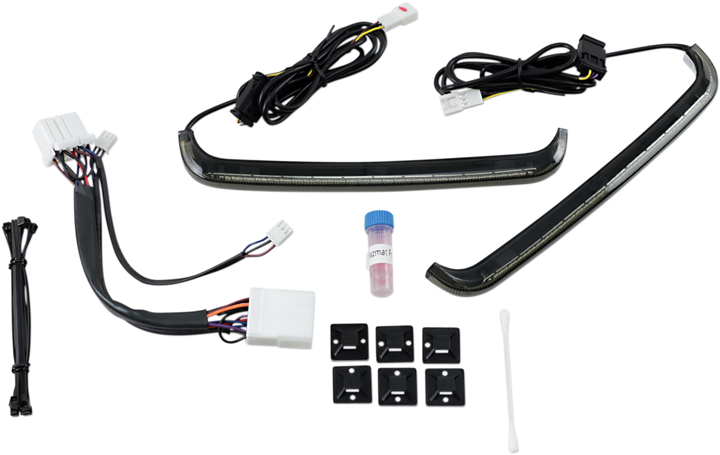 Custom Dynamics Saddlebag Lights - '97-'13 - Smoke Lens CD-LP-HD-S