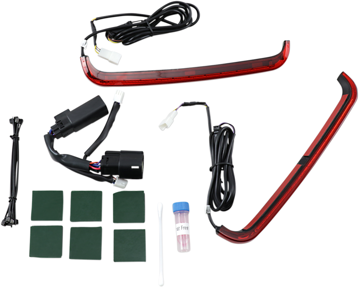 Custom Dynamics Saddlebag Lights - '10-'13 - Red Lens CD-LP-SS6-R