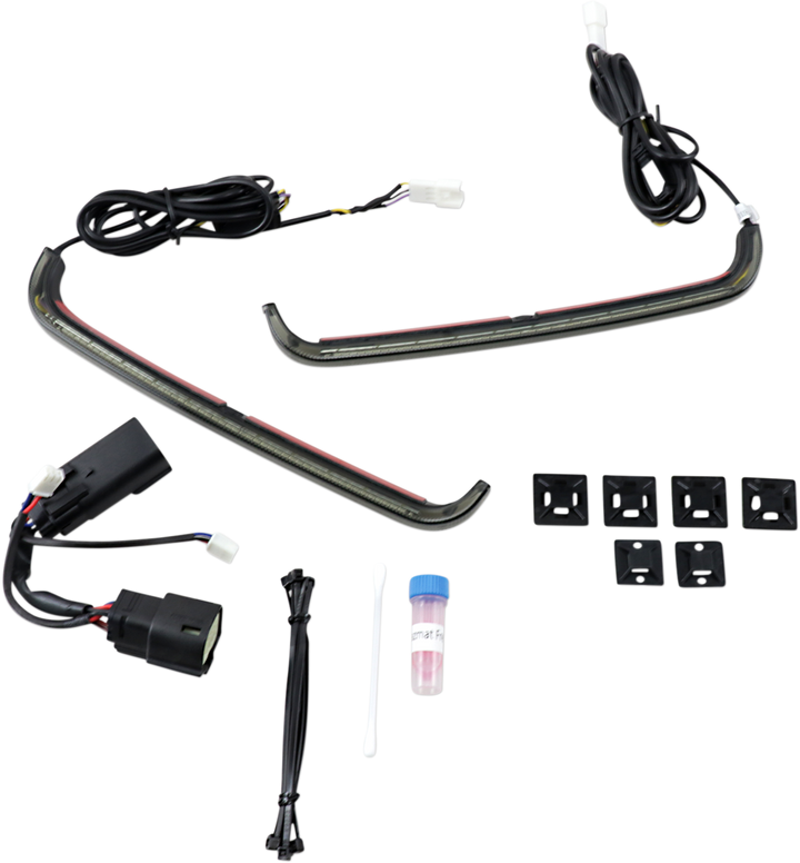 Custom Dynamics Saddlebag Lights - '09-'13 Smoked Lens CD-LP-SS8-S