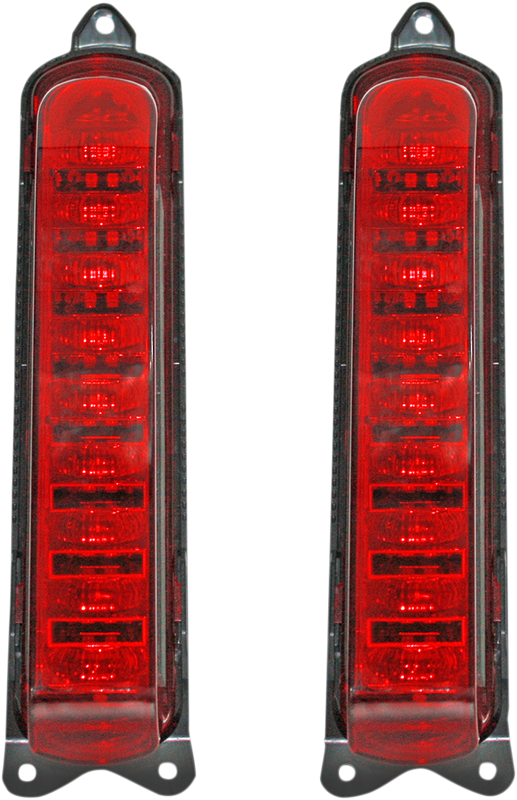 Custom Dynamics Probeam Led Taillight Panels For Cvo - Red Lens PB-CVO-RED