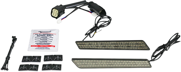 Custom Dynamics Saddlebag Latch Lights - Ss8 - Smoke CD-LATCH-SS8-S