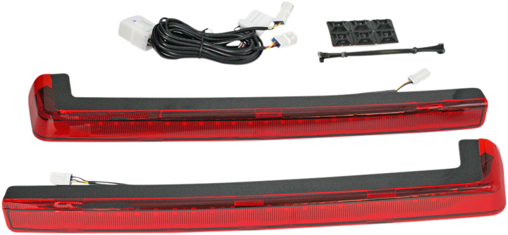 Custom Dynamics Led Run/Brake Tour-Pak Arms - Red Lens - '06-'13 PB-TP-ARM-13R