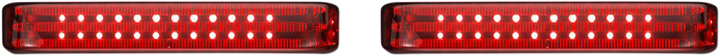 Custom Dynamics Saddlebag Led Lights - Sequential - Chrome/Red PB-SBSEQ-SS8-CR