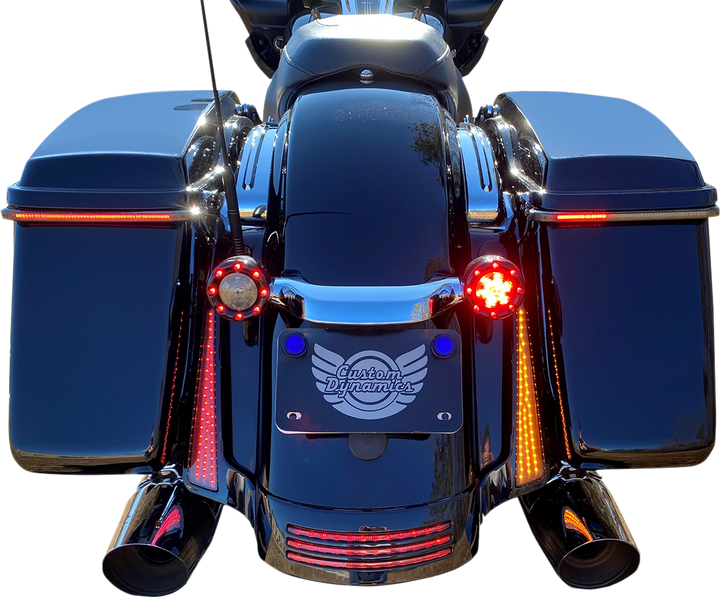 Custom Dynamics Panel Lights - Black - Smoke Lens CD-FASCIADCBCMB