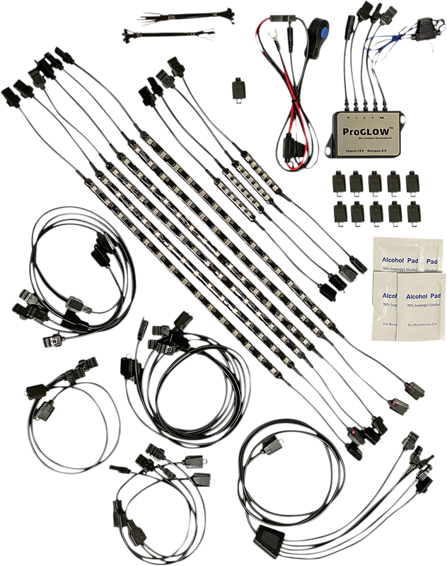 Custom Dynamics Proglow Light Kit - Full Bike - Universal PG-FULL-KIT