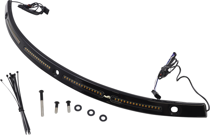 Custom Dynamics Windshield Trim - Black CD-WT2-14-B