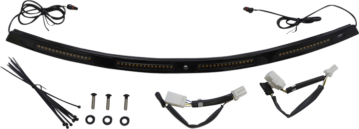 Custom Dynamics Windshield Trim - Black CD-WT2-01-B