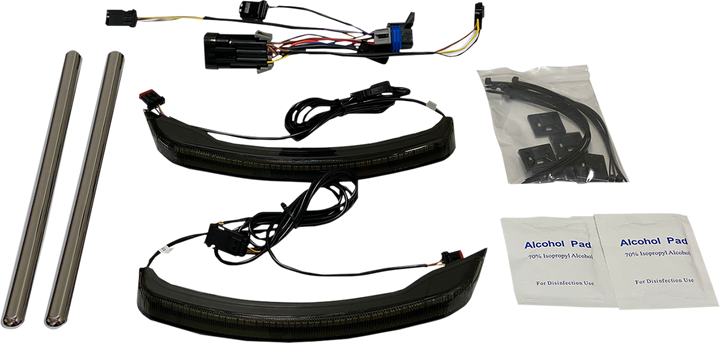 Custom Dynamics Saddlebag Lights - Low Profile - Smoke Lens - Indian CD-IND-SPR-V2-S