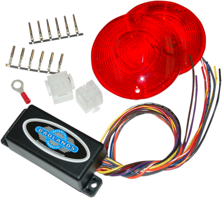 Badlands Plug-In Illuminator With Red Lenses - 6 Pin ILL-02-RL-A