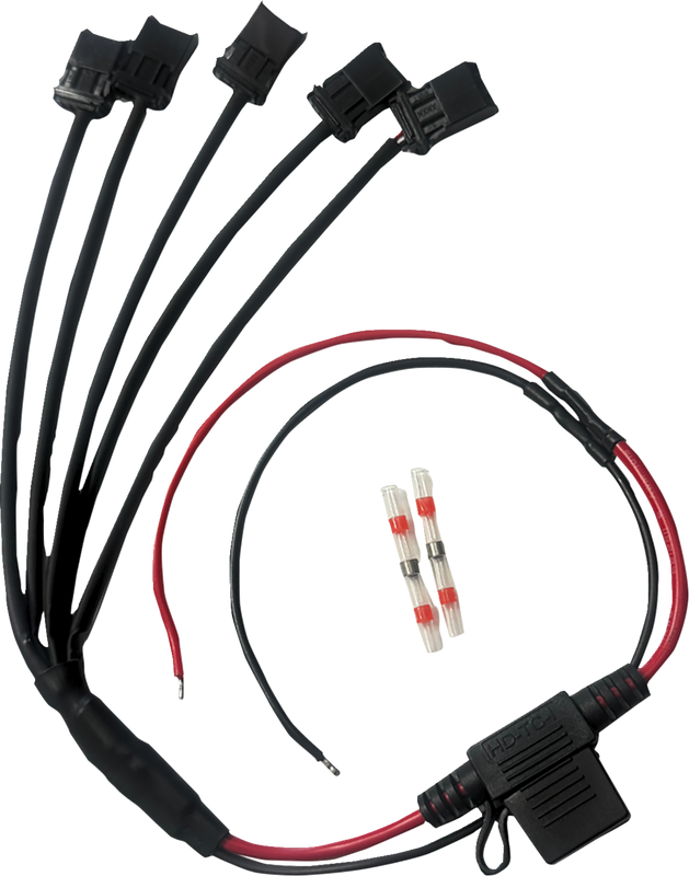 Custom Dynamics Shark Demon Fog Light Wire Harness - Multi-Light 5-To-1 SD-OR-FOG-HARN
