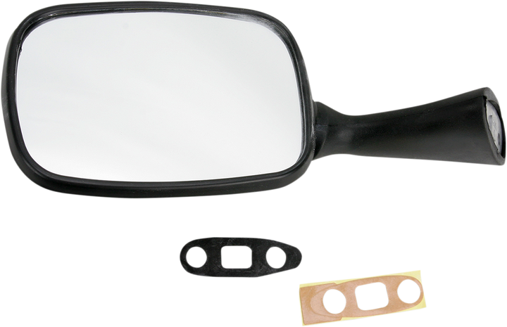 Emgo Mirror - Side View - Rectangle - Black - Left 20-78212