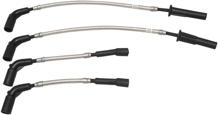 Magnum Shielding Spark Plug Wire Set - Polished Stainless - Softail 3047S