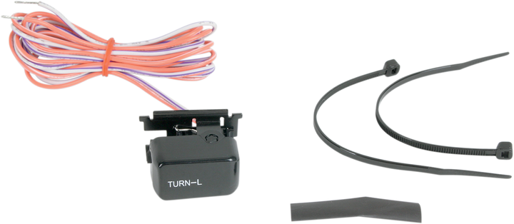 Drag Specialties Handlebar Switch Kit - Left-Side - Turn Signal - Black 2106-0085