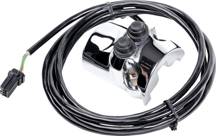 Legend Suspension Chrome Legend Handlebar Mounted Control Assembly - Road Glide 2106-0406