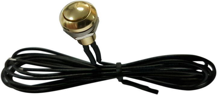 Drag Specialties Mini Push-Button Switch - Gold 2106-0418