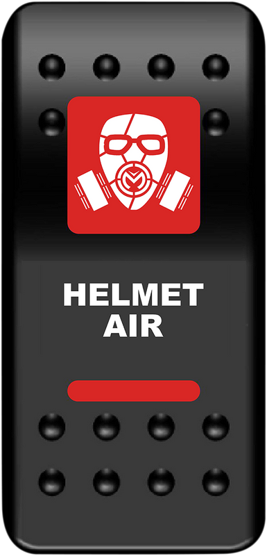 Moose Offroad Rocker Switch - Helmet Air - Red HMT-PWR-R