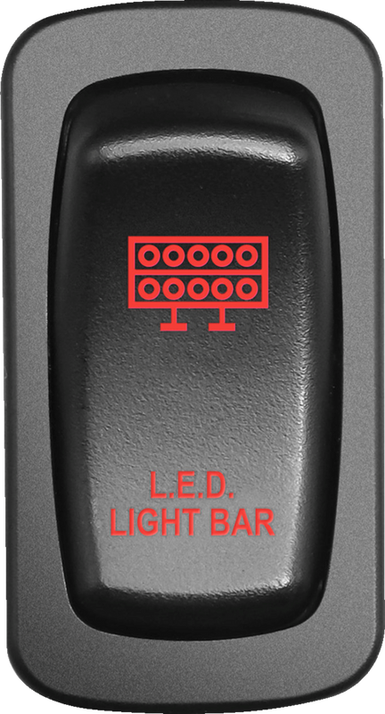 Moose Offroad Switch - Light Bar - Red LLB-CAR-R